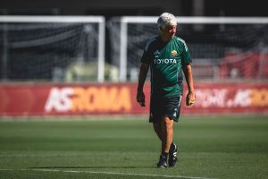 Gasperini serio prima del Derby Lazio-Roma