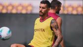 Lorenzo Pellegrini in allenamento
