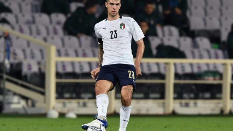 Mancini con la maglia Italia