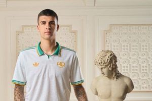 Mancini con la nuova maglia