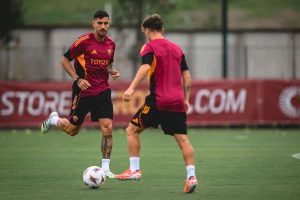 Pellegrini e Baldanzi in allenamento