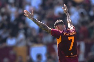 Pellegrini esultanza nel Derby
