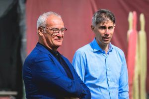 Ranieri e Massara a Trigoria