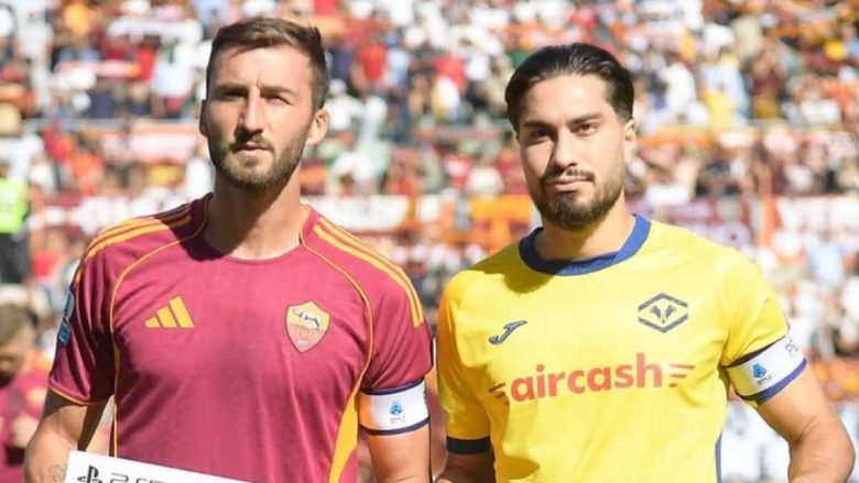 Roma-Verona 1-0 all'intervallo