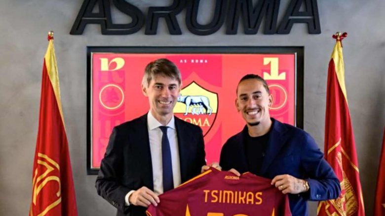 Tsimikas e il ds Massara