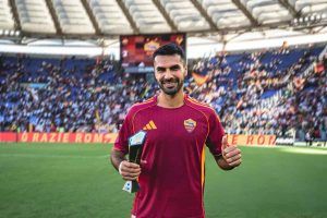 Zeki Celik uomo partita di Roma Verona
