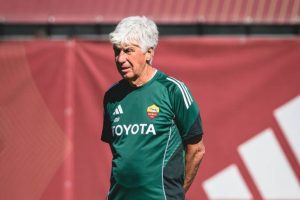 gasperini allena a trigoria 12005