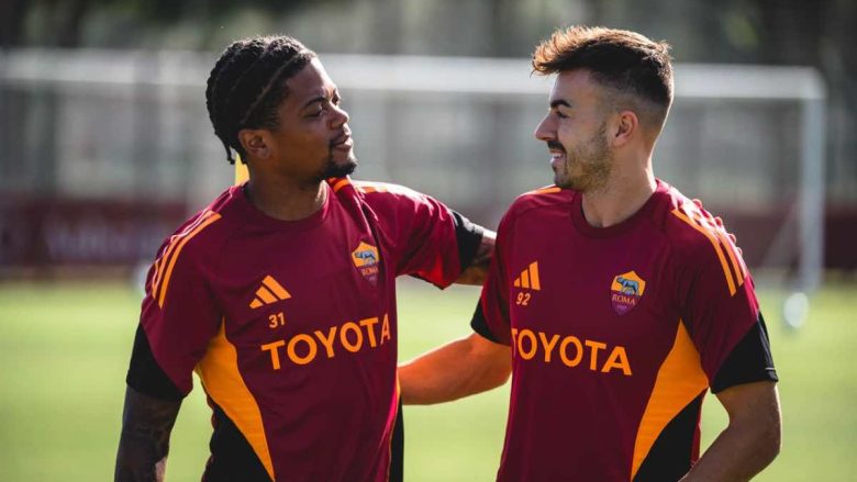 Bailey ed El Shaarawy a Trigoria