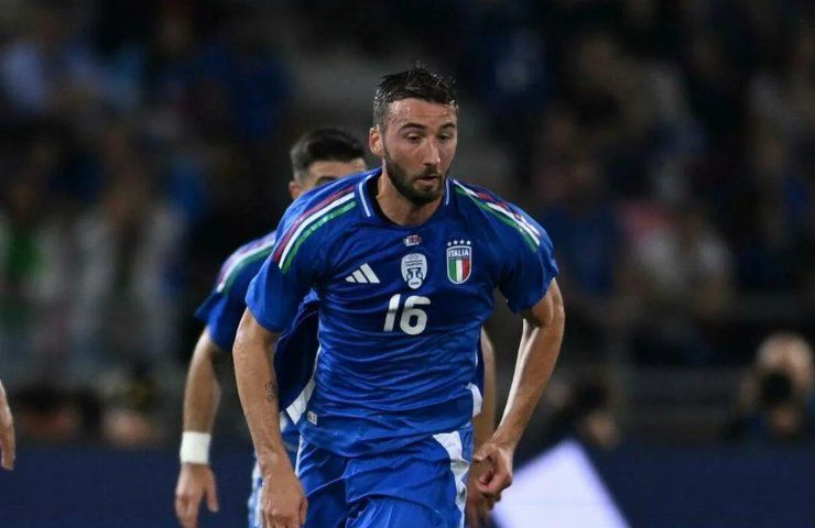 Bryan Cristante con la maglia della Nazionale 
