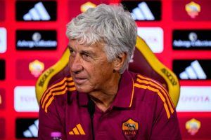 Gasperini in conferenza stampa