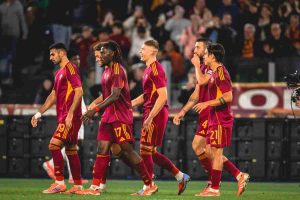 Giallorossi in campo contro il Parma