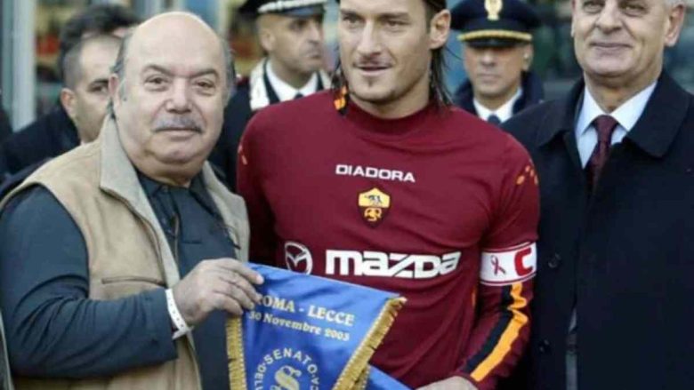 Lino Banfi e Francesco Totti