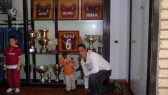 Padre e figlio tifosi Roma