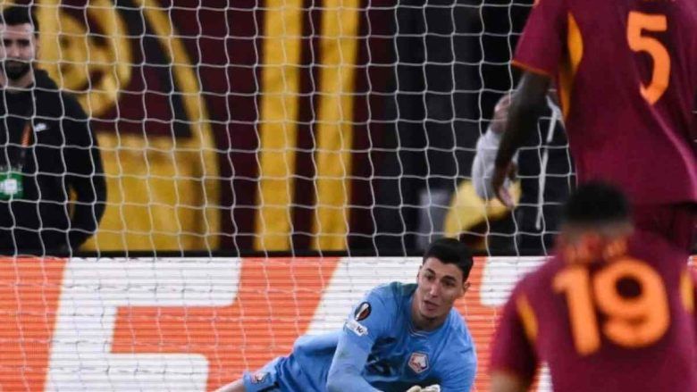 Roma-Lille sbagliati tre rigori