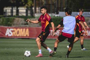 Roma a lavoro a Trigoria