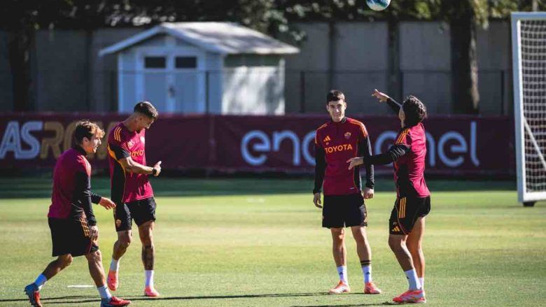 Roma in allenamento