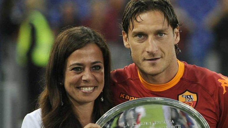 Rosella Sensi e Francesco Totti