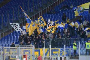 Tifosi del Parma allo Stadio Olimpico