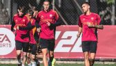 As Roma allenamento
