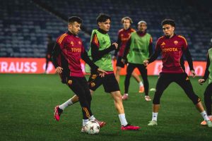 Roma in allenamento
