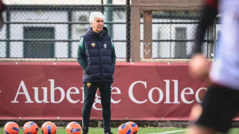 gasperini allena a trigoria 2