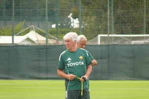 gasperini allena a trigoria nuova