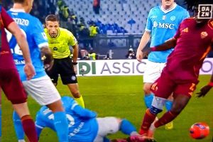 napoli roma moviola konè