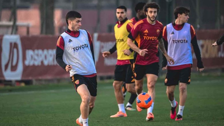 AS Roma allenamento
