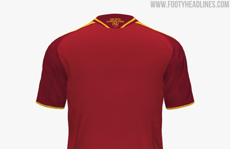 Anticipazione Maglia Roma home 2026_2027 (Footyheadlines.com)