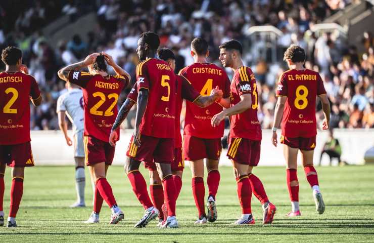 Roma in amichevole (foto asroma.com)