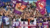 Tifosi Fiorentina all'Olimpico
