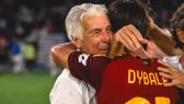 Gasperini e Dybala (foto asroma.com)