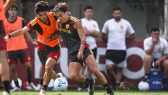 Dybala in allenamento