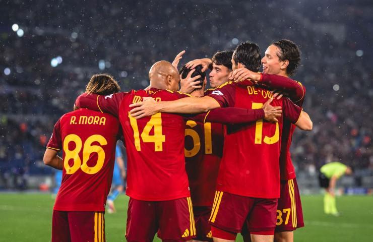 Esultanza Roma (foto asroma.com)