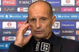 Max Allegri nel post partita (RomaForever.it)